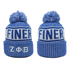 Gorro de Punto Personalizado de Alta Calidad, 100% Acrílico, con Patrón Jacquard, Unisex, con Pompón - Product Image 2