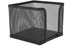 Note <b>Box</b> Office Business Metal Mesh Sticky Note <b>Box</b> Desk Shelf <b>Card</b> Holder Case Stand Organizer - Product Image 3