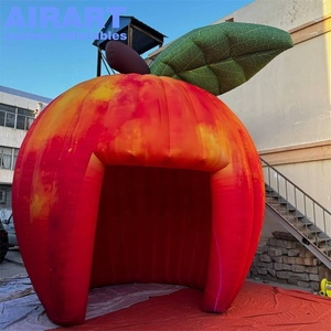 Tente gonflable en forme de pomme sur mesure pour les grands événements, tente gonflable en forme de fruit pomme pour la publicité - Product Image 3