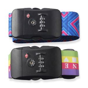 Customizable Bulk Printed Adjustable Travel <b>Luggage</b> Belt Logo Brand Promotional Nylon <b>Luggage</b> <b>Strap</b> - Product Image 5