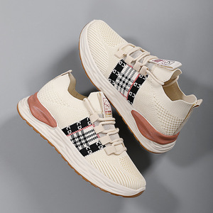 Scarpe da <span class=keywords><strong>Donna</strong></span> alla Moda con Suola Morbida, <span class=keywords><strong>Comode</strong></span> per Corsa <span class=keywords><strong>e</strong></span> Jogging, <span class=keywords><strong>Calzature</strong></span> Sportive Casual in Tessuto Fly Woven - Product Image 5