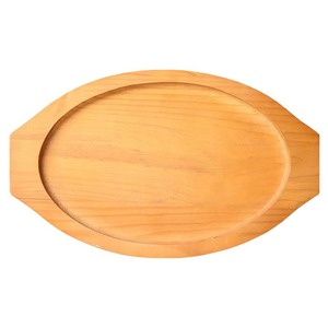 Wooden Serving <b>Trays</b> Solid Wood Heat Insulation Pad Set For Hotel Coffee Tea Drinks - Product Image 5