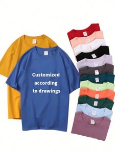 เสื้อยืดแฟชั่นฮิปฮอปราคาถูก พิมพ์โลโก้ตามสั่ง ขายส่ง ปี 2024 - Product Image 6
