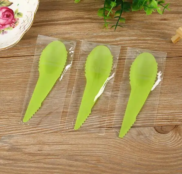 2 In 1 Kiwi Graven Lepel Scoop Plastic Fruit Gadgets Keukengereedschap Dunschiller Cutter Lepel Slicer