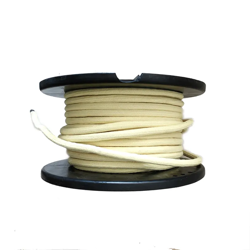 Yüksek mukavemetli 10mm Para Aramid Fiber kumaş alev dayanıklı halat