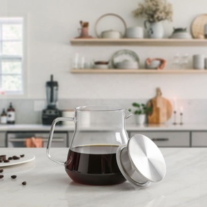 Cnglass làm bằng tay thủy tinh borosilicate ấm trà nước Jug & ấm đun nước <span class=keywords><strong>Pitcher</strong></span> Stovetop an toàn trà Chậu & ấm - Product Image 4