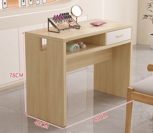 Qumeng Economical Japanese Style Single Double <b>Desk</b> Light Luxury Thickened Durable Modern Metal <b>Nail</b> <b>Desk</b> - Product Image 5