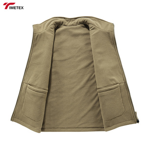 Gilet Casual da Uomo Autunno Inverno, Gilet in <span class=keywords><strong>Velluto</strong></span> Reversibile con Tasche Multiple, Gilet Cargo Senza Maniche per il Tempo Libero - Product Image 3