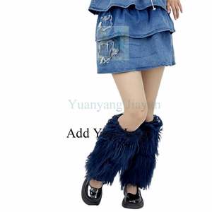 Fashion Fluffy Warm Plush Shoes Winter Snow <strong>Boots</strong> Women Knee-High Imitation Leather <strong>Boots</strong> and Bag Set Thigh High <strong>Boots</strong> Women - Product Image 3