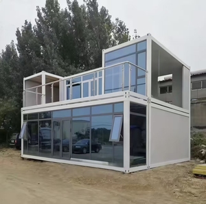 Casa Contenedor Modular Prefabricada de Acero de 20 pies, Moderna y Transpirable, para Tienda, <span class=keywords><strong>Bar</strong></span> o Restaurante - Product Image 1