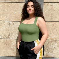 Body côtelé à col en U pour femme, grande taille, sans manches, extensible, une pièce, gainant, sexy, moulant, style débardeur