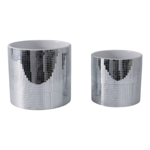 Macetas Cilíndricas de Cerámica para Plantas, Macetas Modernas de Gres para Interiores y Jardines - Product Image 2