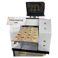 Lo más nuevo, multicolor, recién llegado, Latte Art, impresora 3D grande, comida comestible, impresora de pasteles A3 en Europa