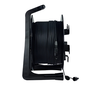 Câble à fibres optiques multimode OM3 12 cœurs pour extérieur, type MPO, bobine noire 200M - Product Image 3