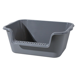 Lettiera per gatti extra-large semi-chiusa anti-schizzi, ispessita, a stile aperto, per adulti, all'ingrosso - Product Image 5