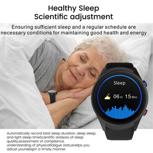 Montre connectée pour seniors Vivid, écran AMOLED 1,43 pouces, étanche IP67, 4G, SOS, moniteur de fréquence cardiaque, suivi de sommeil et d'activité, appels en boucle pour travailleurs isolés - Product Image 3