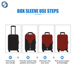 Özel Logo ile çizilmeye dayanıklı kişiselleştirilmiş valiz bagaj kapakları - Product Image 5