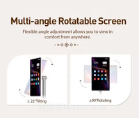 Veille sur moi Digital Touch 21 pouces 32 pouces sans fil Rotation Smart Portable Android TV