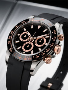 男性用腕時計オリジナルデザイナー有名ブランドオールステンレス鋼バンド防水高級手首男性用機械時計 - Product Image 4