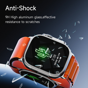 Protection d'écran <span class=keywords><strong>en</strong></span> <span class=keywords><strong>verre</strong></span> trempé 9H pour Apple Watch Ultra avec applicateur facile à installer - Product Image 6