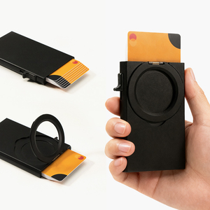Tarjetero Magnético Casekey, Potente, Delgado, de Aluminio, con Bloqueo RFID, para 5-7 Tarjetas - Product Image 4