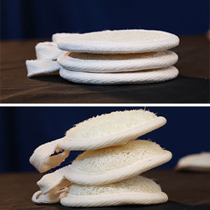 Removedor de Maquillaje Natural, Esponja Vegetal para Limpieza Facial, Exfoliante, Limpieza Profunda de la Piel Muerta, Removedor de Maquillaje Biodegradable - Product Image 5