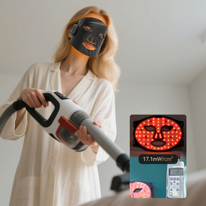 Máscaras Faciales con Luz Roja Criogénica, Máscara Facial de Silicona con Luz Roja LED, Máscara de Terapia Facial <span class=keywords><strong>Currentbody</strong></span> LED - Product Image 1
