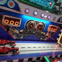 Super jeu de course d'arcade d'intérieur à pièces avec échange de billets pour Funpark (jeu de course pour enfants)
