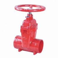 Vanne à opercule en laiton haute température Yinuo PN 16 Marine DN300 12 pouces rainurée avec actionneur électrique