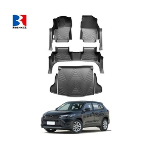 Juego de 4 Alfombrillas para Auto 5D de TPE, Impermeables, Duraderas e Inodoras, para Toyota Frontlander 2022-2024 - Product Image 1