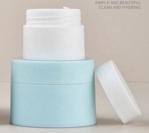 Wholesale <b>Empty</b> 10g 15g 20g 30g 50g White Pink Blue Black Cream <b>Jar</b> Cosmetic With PP Lid - Product Image 2