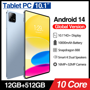 แผ่นแท็บเล็ตสำนักงาน6s 10.1 "2560x1600หน้าจอ HD พรีโหลด <span class=keywords><strong>WPS</strong></span> <span class=keywords><strong>Office</strong></span> 12GB + 512GB MTK Quad Core แบตเตอรี่10000mAh สำหรับ Android แท็บเล็ตพีซี - Product Image 3