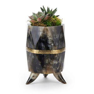 Centre de table en bois, porte-plantes décoratif, décoration de table, mariage, maison, fête, événements, classique et élégant, personnalisé - Product Image 1