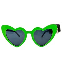 T-Worthy New LED Lunettes EL en forme de coeur Décorations de fête d'Halloween lumineuses pour le festival de musique Disco et Noël