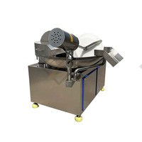 Cortadora de Carne Industrial Eléctrica de Alta Eficiencia de 20L, Cortadora de Carne Automática con Tazón