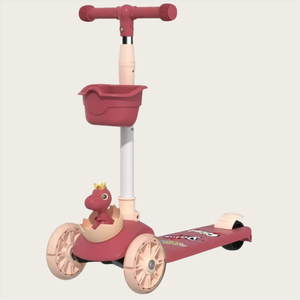 Kinder Baby Scooter Kinder <span class=keywords><strong>3</strong></span> Räder Led Flash ing Swing Auto Heben Kinderwagen Ride Kick Scooter - Product Image 6