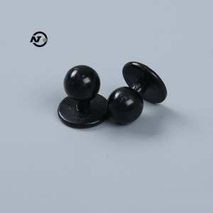 Trắng Bóng Nhựa Nhà Bếp Stud Nút Vòng Di Chuyển Áo Khoác Đầu Bếp Nút Cho Đầu Bếp Áo Khoác Đồng Phục Áo Khoác - Product Image 5