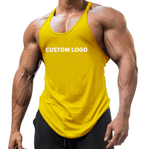 Débardeur sans manches pour hommes, grande taille, à imprimé personnalisé, vêtements De sport, Fitness musculaire - Product Image 3
