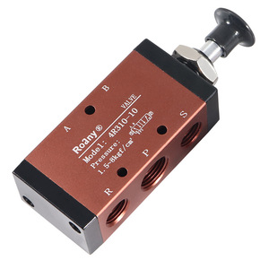 วาล์วควบคุมทิศทางแบบแมนนวล Roany รุ่น 4R310-10 อลูมิเนียม 2 ตำแหน่ง 5 ทาง วาล์วลมสำหรับอุตสาหกรรม ชิ้นส่วนนิวเมติก - Product Image 1