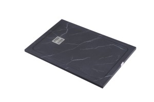 Base <span class=keywords><strong>de</strong></span> <span class=keywords><strong>Ducha</strong></span> Rectangular Moderna <span class=keywords><strong>de</strong></span> Resina Negra Antideslizante, Bandeja para Puerta <span class=keywords><strong>de</strong></span> <span class=keywords><strong>Ducha</strong></span>, Opción <span class=keywords><strong>de</strong></span> Personalización para Hoteles, 80x120CM, para Piso <span class=keywords><strong>de</strong></span> Baño - Product Image 2