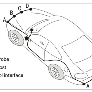 El Tablero de Instrumentos Muestra Ocho Sensores Ultrasónicos de Aparcamiento Aplicables a los Modelos Toyota RAV4 de 2017 a 2026. - Product Image 4