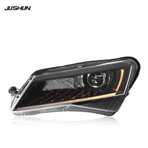 Ensemble de phares à LED Jushun pour Skoda Superb 2016 2017 2018, DRL haut de gamme avec clignotants - Product Image 1