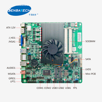 Carte mère Amd Itx A6-5357M DDR3 Max16GB 10 USB PS2 LPT SATA3.0 MSATA SSD 12V avec processeur et RAM