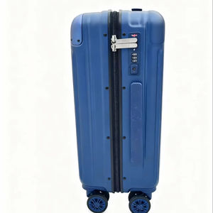 Excellent Build Quality Durable Aluminum Travel <b>Suitcases</b> New Style Cabin Luggage With <b>Plastic</b> Frame Zipper And Two Handles - Product Image 1
