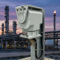 VTTECH Motor de Panorámica/Inclinación de Alta Capacidad 50kg VT-H50 con Control Remoto, Patrulla Automática, Clasificación IP66, RS485/RS232 para Seguridad Fronteriza