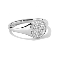 Milskye-Anillo de plata de primera ley con diamante para mujer, sortija, plata esterlina 925, oro de 18 quilates, 18k, personalizado