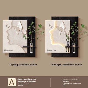 <span class=keywords><strong>Peinture</strong></span> de décoration intérieure, art mural haut de gamme pour salon, décoration murale de fond de canapé, <span class=keywords><strong>peinture</strong></span> murale suspendue en grès pour <span class=keywords><strong>chambre</strong></span> à <span class=keywords><strong>coucher</strong></span> avec éclairage LED - Product Image 6