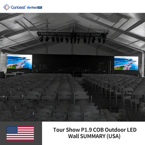 Canbest RH loạt p1.9 1.9mm 500x2000mm 11.48x 6.56ft tour du lịch ngoài trời hiển thị COB cho thuê <span class=keywords><strong>LED</strong></span> Video tường Màn hình hiển thị trong USA - Product Image 3