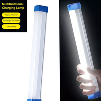 Hochwertige 20W 40W 60W Notfall-Outdoor-Lade-Campinglampe Heim-USB Tragbare Wiederaufladbare LED-Röhrenbeleuchtung Kunststoff 3H