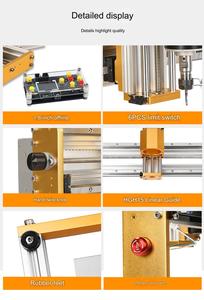 Fresadora de Escritorio de 500W con Láser de 5.5w 10w para Madera, MDF, Acrílico, Máquina de Grabado <span class=keywords><strong>CNC3018</strong></span> PRO MAX, Máquina de Marcado Láser CNC - Product Image 6